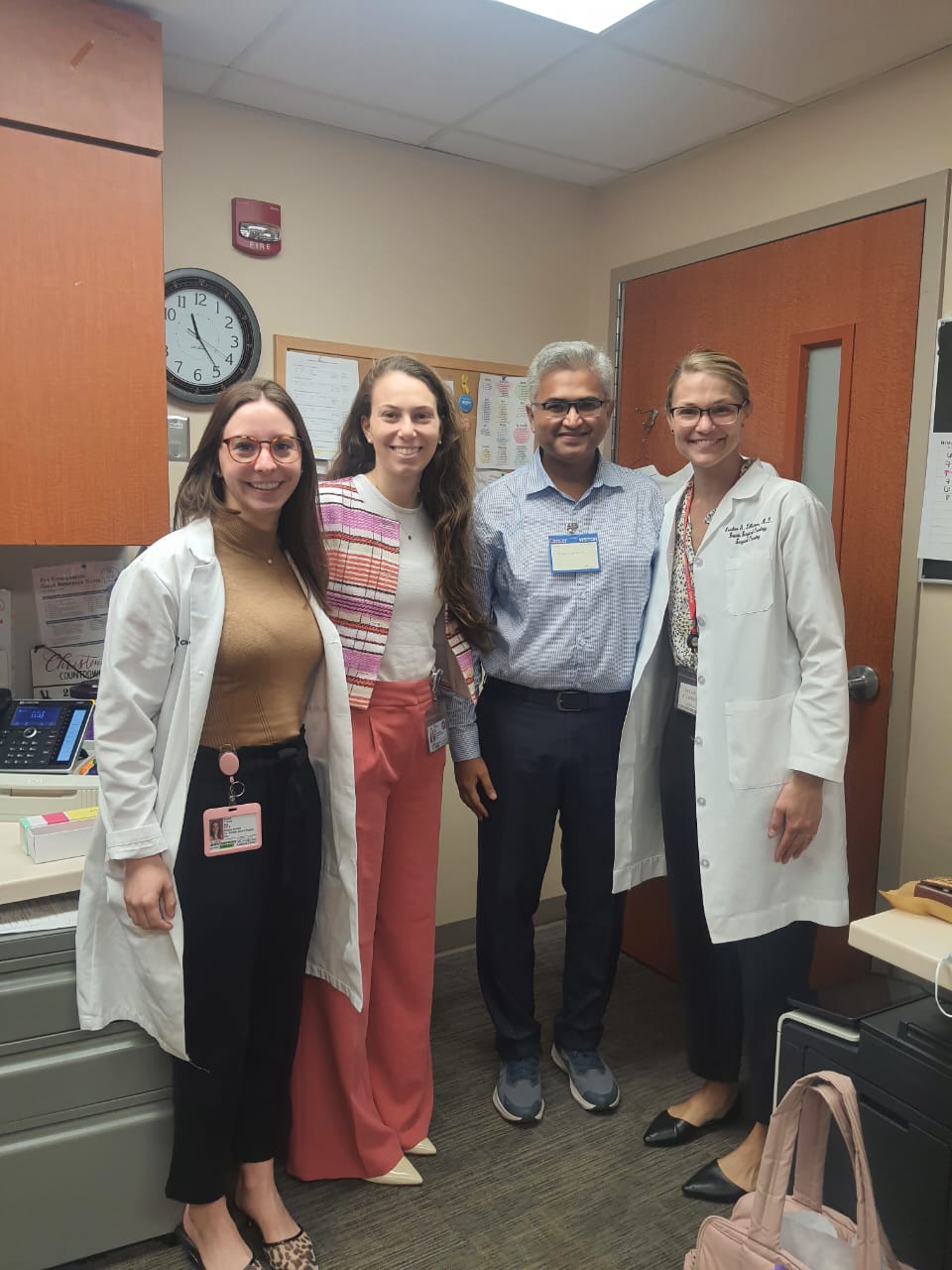 With  my mentor Dr Heather Lillemoe and her team at MD Anderson CAncer Center USA